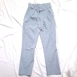 Street wear society | Pastel blue stretchy waist tie up women's pant